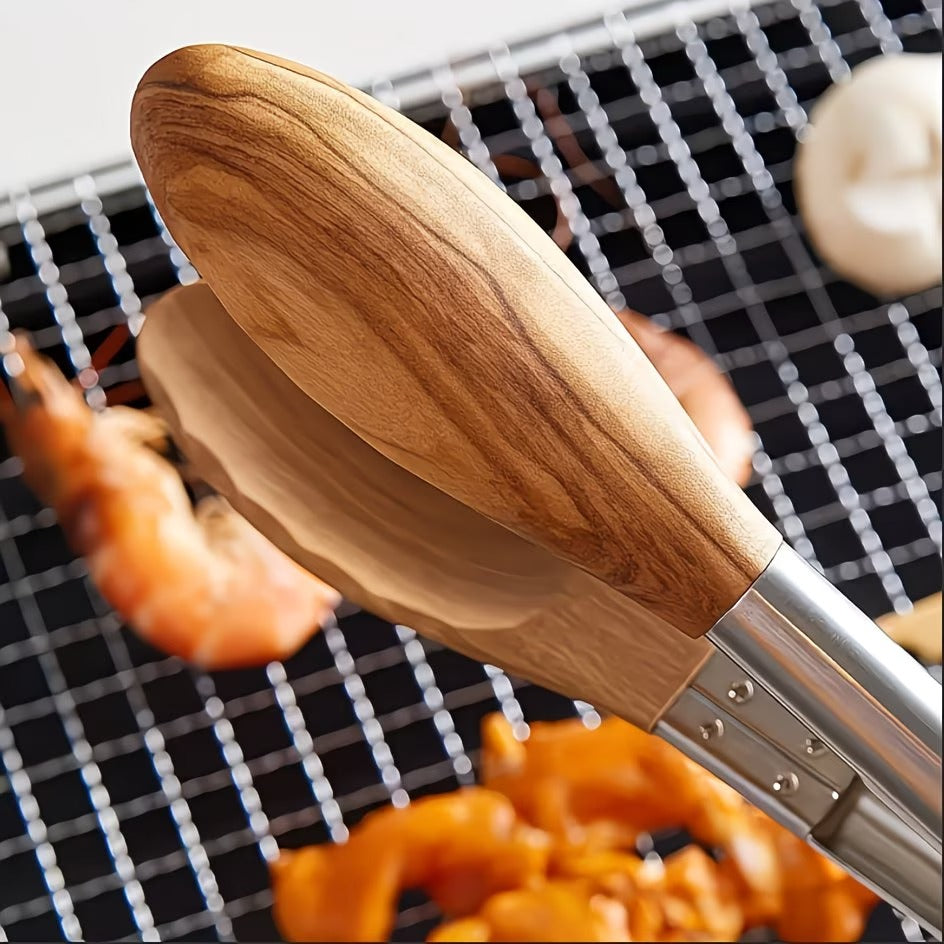 wooden handle stainless steel stirring spoon long handle
